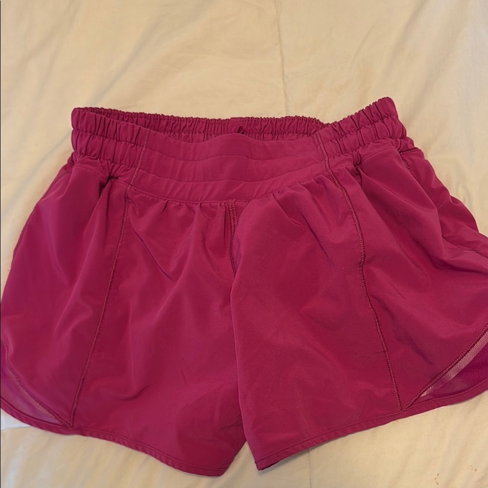 Lululemon hotty hot pink shorts